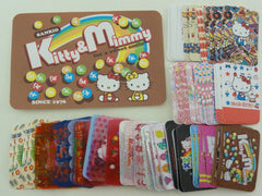 z Cute Kawaii Sanrio Hello Kitty Pack-O-Stickers Flake Sticker Sack - Vintage Collectible