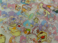 z Cute Kawaii Sanrio Characters Purin My Melody Little Twin Stars Pochacco Keroppi Hello Kitty Cinnamoroll Tuxedosam Flake Sack Stickers - 40 pcs - 2018 C