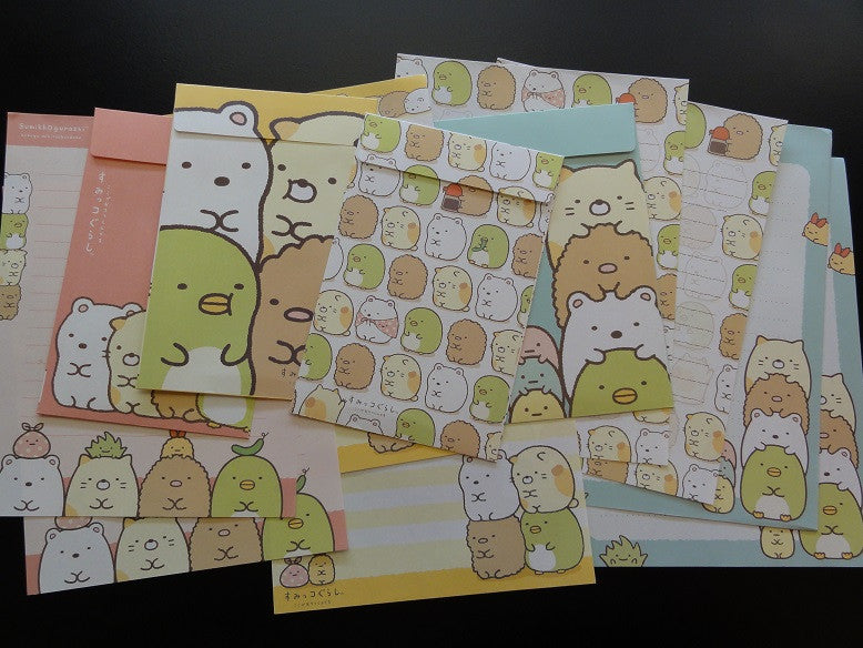 San-X Sumikko Gurashi Friends Letter Sets - B