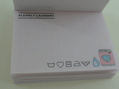 Cute Kawaii Kamio Lovely Laundry Mini Notepad / Memo Pad - Stationery Design Writing Collection