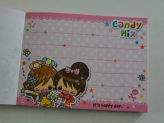 Cute Kawaii Q-Lia Candy Mix Girls Mini Notepad / Memo Pad - Vintage Rare Collectible - Stationery Design Writing