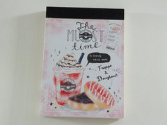 Cute Kawaii Crux Melty Cafe Frappe Donut Mini Notepad / Memo Pad - A - Stationery Design Writing Collection