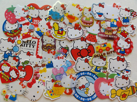 Sanrio Hello Kitty Flake Sack Stickers - 40 pcs