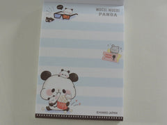 Kawaii Cute Kamio Mochi Panda Mini Notepad / Memo Pad - H - Stationery Design Writing Collection