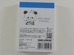 Kawaii Cute Kamio Mochi Panda Mini Notepad / Memo Pad - H - Stationery Design Writing Collection