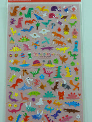 Cute Kawaii Mind Wave Dinosaurs Sticker Sheet - for Journal Planner Craft