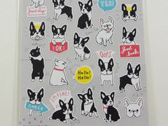 Cute Kawaii Mind Wave Dogs Puppies Bulldog Sticker Sheet - for Journal Planner Craft