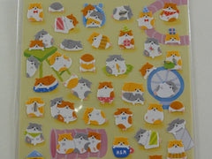 Cute Kawaii Mind Wave Hamsters Sticker Sheet - for Journal Planner Craft