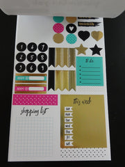 Cute Kawaii Planner Sticker Book - for Journal Diary Agenda Organizer Scrapbook