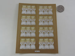 Cute Kawaii Hallmark Three Angels Sticker Sheets - for Journal Planner Craft