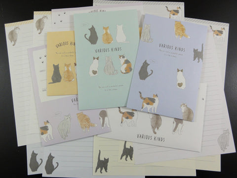 Cute Kawaii Crux Cats Collection Letter Sets - Stationery Writing Paper Envelope Penpal