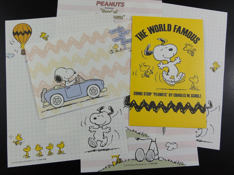 Cute Kawaii Peanuts Snoopy Letter Sets Stationery Paper - S