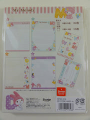 Cute Kawaii Sanrio My Melody Letter Set Pack - Stationery Penpal Writing Paper Envelope