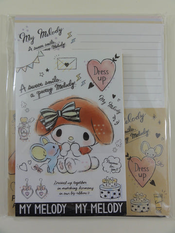 Cute Kawaii Sanrio My Melody Letter Set Pack - Stationery Penpal Writing Paper Envelope