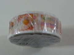 Cute Kawaii Mind Wave Foodies Washi / Masking Deco Tape - A - Sandwich Breakfast - for Scrapbooking Journal Planner Craft