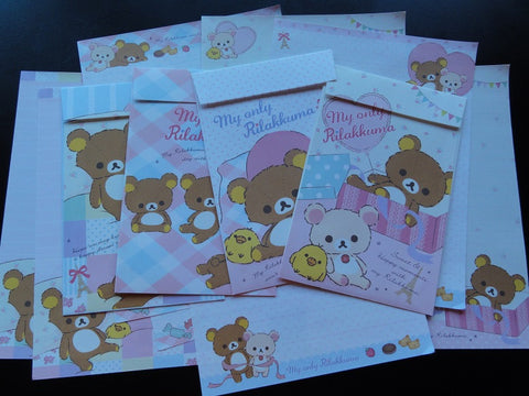 San-X My Only Rilakkuma Bear Letter Sets