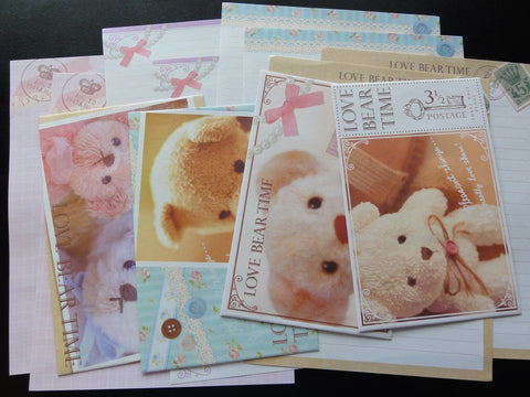 z Kamio Love Bear Time Letter Sets