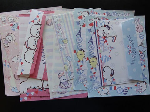 Cute Kawaii San-X Mamegoma Sailor Seals Letter Sets