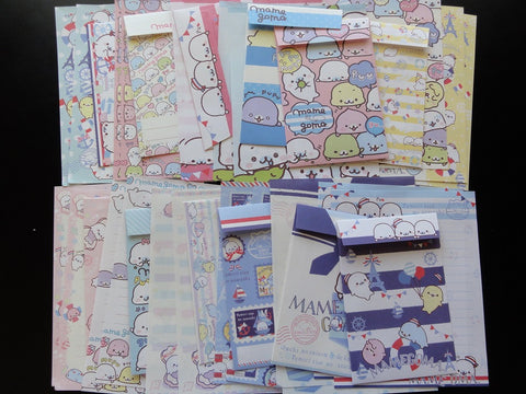 San-X Mamegoma Letter Paper + Envelope Theme Set