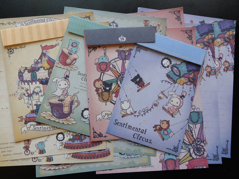 San-X Sentimental Circus Letter Sets - D