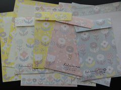 z San-X Rilakkuma Bear Flower Garden Hide and Seek Letter Sets