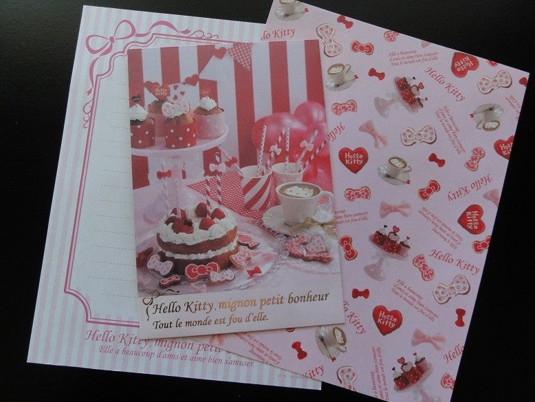 z Sanrio Hello Kitty mignon petit bonheur Letter Set - A