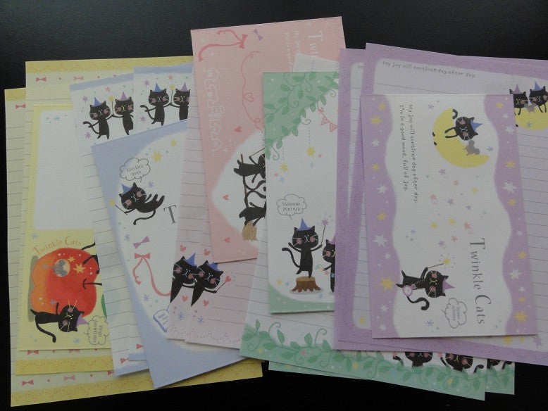 z Kamio Twinkle Cats Letter Sets