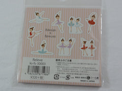 Cute Kawaii Ballet Ballerina Flake Stickers Sack B - Shinzi Katoh Japan - for Journal Agenda Planner Scrapbooking Craft