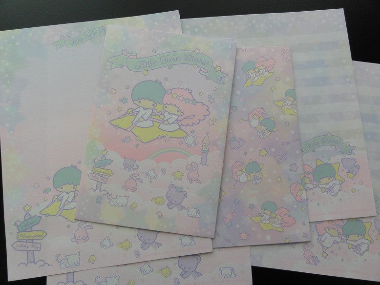 z Sanrio Little Twin Stars 40th Anniversary Letter Sets - A
