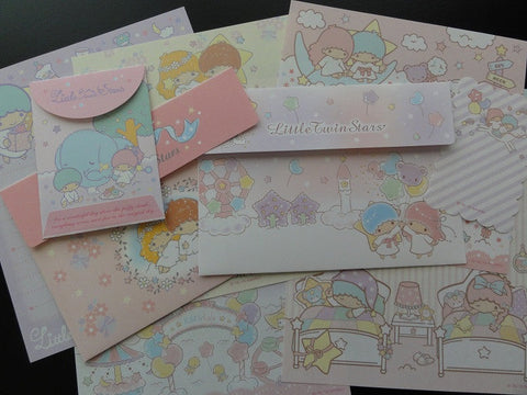 Sanrio Little Twin Stars Letter Sets - Penpal Stationery Writing Paper Envelope Collectible 2015