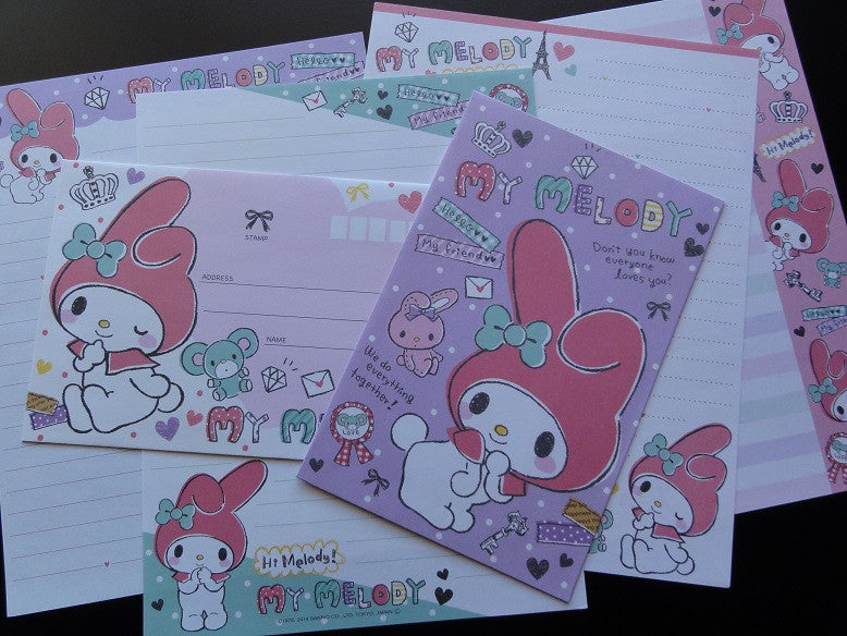 z Sanrio My Melody Hello My Friend Letter Sets