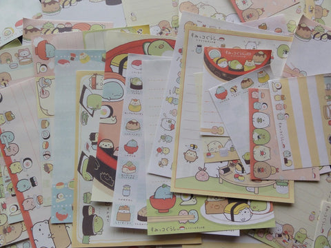 z San-X Sumikko Gurashi Sushi Party Memo Note Paper Set