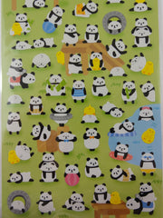 Cute Kawaii Mind Wave Panda Bear Sticker Sheet - for Journal Planner Craft