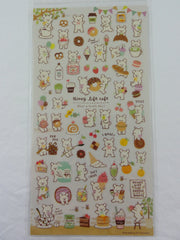 Cute Kawaii Mindwave Honey Cafe Bear Sticker Sheet - for Journal Planner Craft