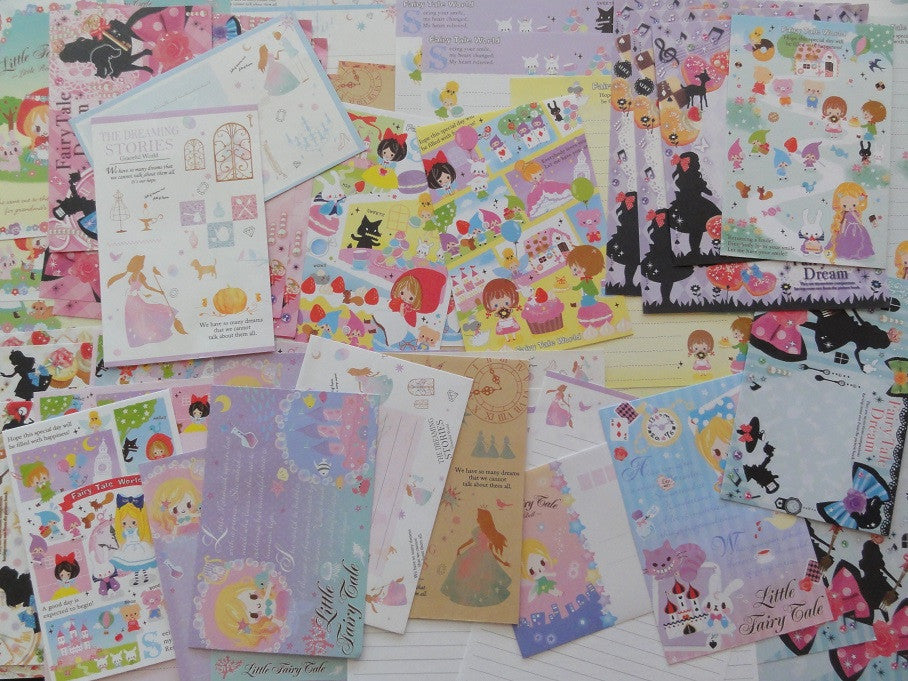 Princess Dream Fairy Tale Letter Paper + Envelope Theme Set - A