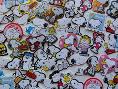 Peanuts Snoopy Flake Sack Stickers - 60 pcs - A