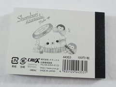 Cute Kawaii Crux Shombori Azarashi Seal Penguin Friends Mini Notepad / Memo Pad - D - Stationery Designer Paper Collection
