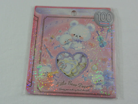 Cute Kawaii Kamio Little Bear Dream Music Unicorn Sticker Flakes Sack - for Journal Planner Craft Scrapbook Agenda