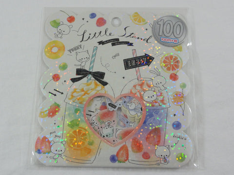 Cute Kawaii Kamio Little Fruit Drink Juice Stand Sticker Flakes Sack - for Journal Planner Craft Scrapbook Agenda