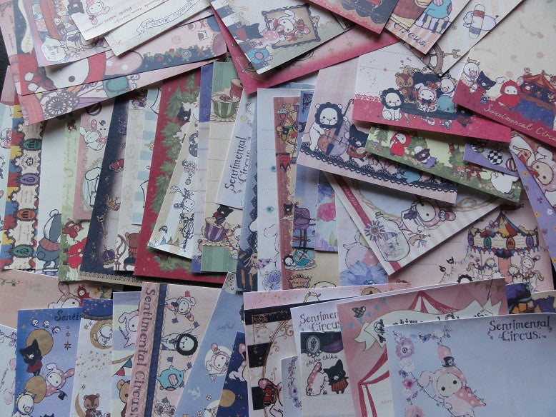 San-X Sentimental Circus 56 Mini Memo Note Paper Set