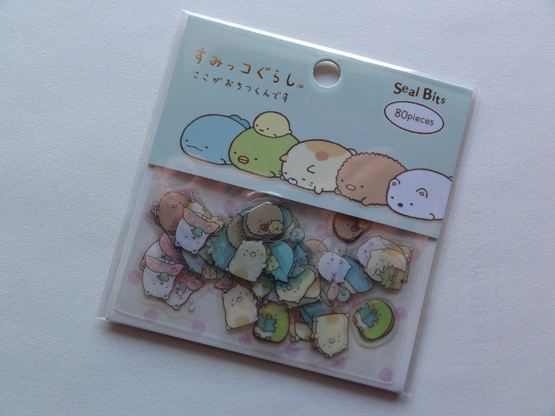 San-X Sumikko Gurashi Seal / Sticker Bits Sack - A