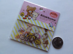 San-X Rilakkuma Bear Seal / Sticker Bits Sack - A