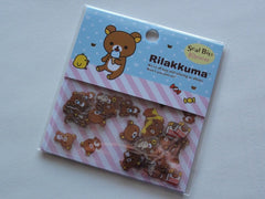 San-X Rilakkuma Bear Seal / Sticker Bits Sack - B