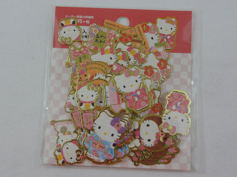 Cute Kawaii Sanrio Hello Kitty Washi Flake Stickers Sack 2018 - for Journal Planner Organizer Scrapbook Craft Collectible