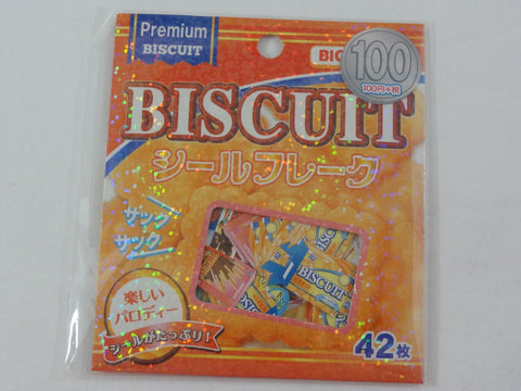 Cute Kawaii Kamio Biscuit Japan Snack Flake Stickers Sack - for Journal Planner Craft Scrapbook Agenda