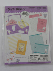 Cute Kawaii Kamio Secret Rabbit Letter Set Pack - Stationery Writing Paper Penpal Collectible