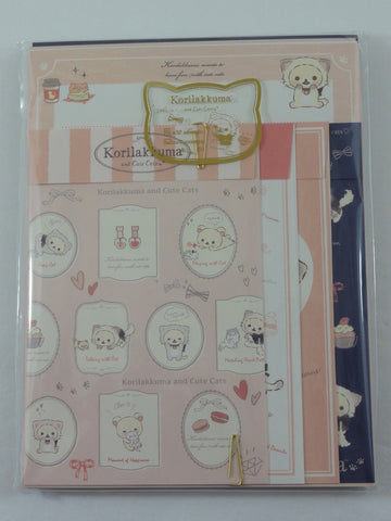 Cute Kawaii San-X Korilakkuma Letter Set Pack - Stationery Writing Paper Envelope Penpal Rare Collectible