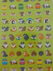 Cute Kawaii Mind Wave Dogs Puppies Sticker Sheet - for Journal Planner Craft