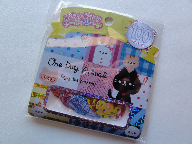 Cute Kawaii Kamio One Day Animal Stickers Sack