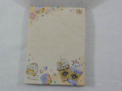 Cute Kawaii Crux Melty Cafe Coffee Drink Mini Notepad / Memo Pad - D - Stationery Designer Paper Collection